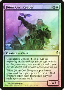 MTG FOIL Jotun Owl Keeper - Coldsnap #9 - Picture 1 of 1