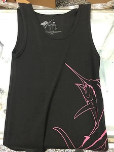 Guy Harvey Marlin Splash Black Women's Tank S  - Picture 1 of 1