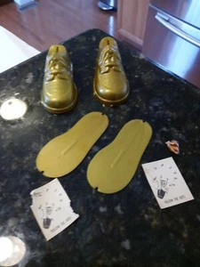 2 Poll Parrot Shoes Plastic Advertising Bank Premium Prize Follow Dots Candy - Picture 1 of 12