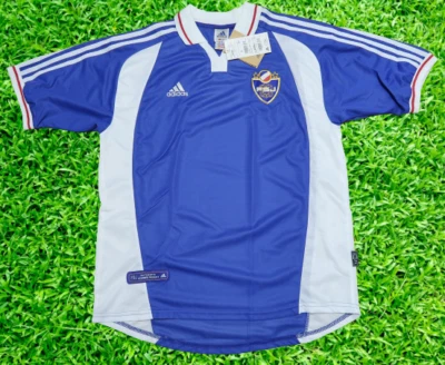 Yugoslavia Soccer Jersey Football Shirt 100% Original L EURO 2000 2001 Home - Image 1 of 4