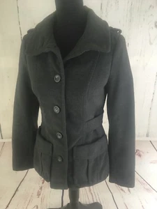H&M Winterjacke Damen Größe 6 Peacoat (ohne Kapuze) anthrazitgrau Knopfleiste - Bild 1 von 10