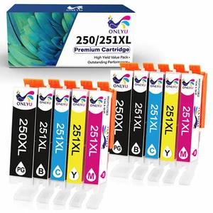 10 Stück PGI-250 XL CLI-251 XL Tintenpatronen für Canon PIXMA MX722 MX922 MG5422 - Bild 1 von 6