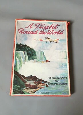 Rare vintage 1930's board game, a Flight Around the World, Spears Games - Image 1 of 4