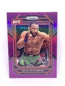 2023 Panini Prizm UFC Purple Prizm /149 Belal Muhammad #113