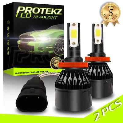 LED Headlight Kit Protekz Bulb H11 6000K Low Beam for 2014 - 2016 INFINITI QX50 - Image 1 of 4