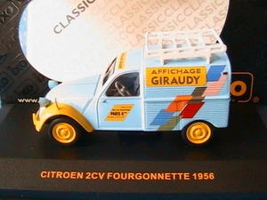 Citroen 2CV Van Tolee 1956 Display Giraudy IXO CLC048 1/43 Utility - Picture 1 of 1