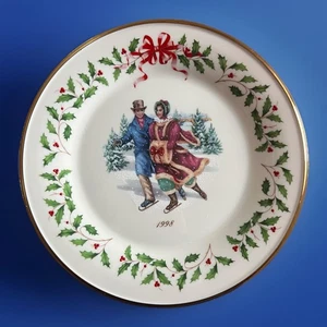 Lenox Christmas Annual Holiday Collector Vintage Sammlerstück Souvenir Teller 1998 - Bild 1 von 6