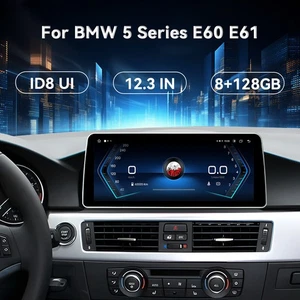 12.3" Android 13 Autoradio CarPlay 8+128GB GPS Navi DAB+ Für BMW 5er E60 E61 CCC - Bild 1 von 14