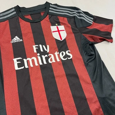 Adidas AC Milan 2015-2016 Home Soccer Jersey Honda #10 Sz M - Image 1 of 4
