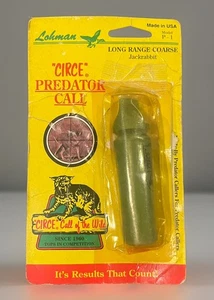Vintage Lohman Circe Hunter P 1 grossolano lungo raggio coniglio predatore chiamata verde - NUOVO - Foto 1 di 4