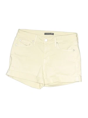 Pantalones cortos Level 99 para mujer marfil 27W Foto 1 de 2