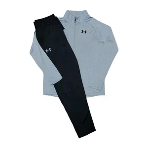 Under Armour Youth Large (14-16) 1/4 Zip Pullover & Fleece Pants Outfit - Picture 1 of 10