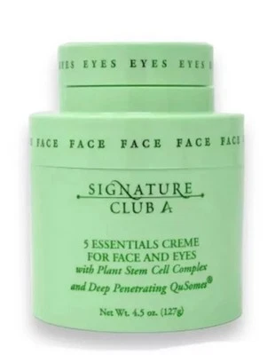 Signature Club A 5 Essentials Face and Eye Cream Duo Plant Stem Cell-4.5oz-NEW - Image 1 of 2