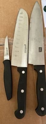 juego de tres cuchillos de cocina “Goodcook” Foto 1 de 2
