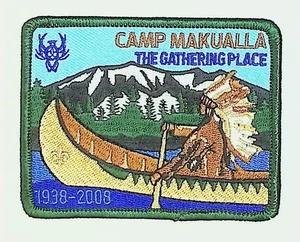 Crater Lake Council Camp Makualla 2008 Patch BLK Bdr (PK1171) - Picture 1 of 2
