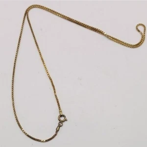 925 Italy Gold Over Chain - Picture 1 of 8