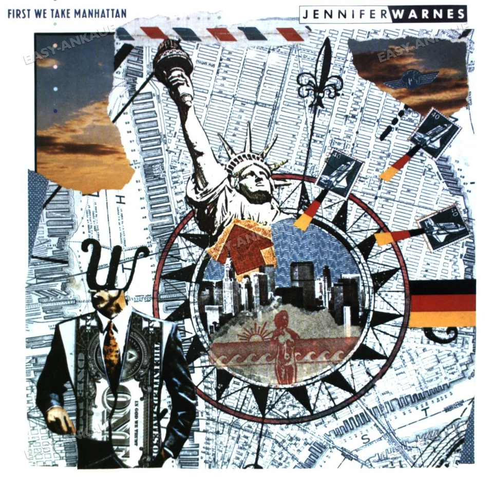 Jennifer Warnes - First We Take Manhattan 7" (VG+) '* - Image 1 of 1