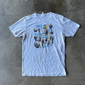 CAMISA GRÁFICA JAZZ LINCOLN CENTER ORCHESTRA BLANCA GRANDE 00S? - Imagen 1 de 6