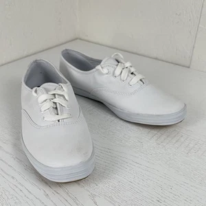 Keds Women’s 8.5 White Champion Leather Oxford Shoes Clean Excellent Condition - Picture 1 of 8