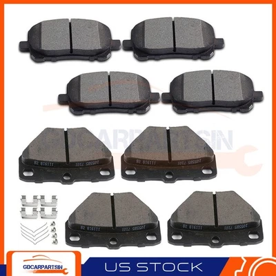 Pastillas de freno delanteras y traseras de cerámica para Toyota Matrix 2007 poco polvo 8 un. Foto 1 de 4