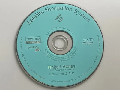 2006 2007 HONDA Civic EX GX SI Hybrid Sedan Coupe NAVIGATION DVD VER 6.11C OEM🟠 - Image 1 of 4