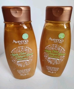 LOTE de 2 AVEENO MEZCLA DE VINAGRE DE SIDRA DE MANZANA ACONDICIONADOR CLARIFICAR Y BRILLAR 18 FL OZ - Imagen 1 de 4