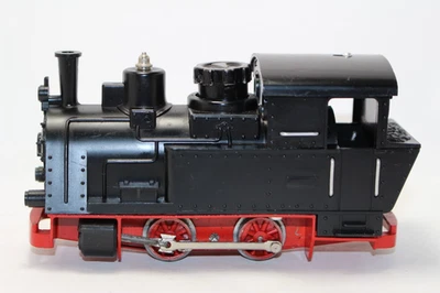 CCA702, Alte Biller Bahn 0e Schmalspur Dampflok Uhrwerk mit Schlüssel Blech - Bild 1 von 4