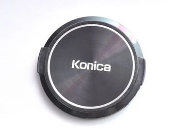 Konica 55mm Front Lens Cap Hexanon Metal Name Plate - Image 1 of 2