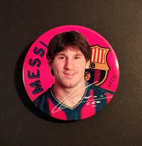MESSI FC.BARCELONA CHAPA BADGE CON AUTÓGRAFO PRODUCTO OFICIAL - Bild 1 von 2