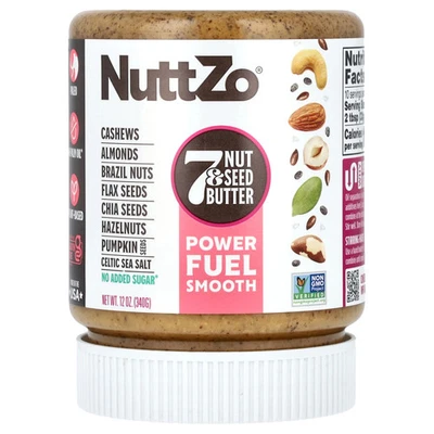 Power Fuel, 7 mantequilla de nueces y semillas, suave, 12 oz (340 g) Foto 1 de 2