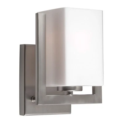 Forte Lighting 2669-01-55 Signature Wall Sconce Brushed Nickel - Image 1 of 3