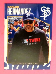 2025 Choice, St. Paul Saints, Pitching Coach - CARLOS HERNANDEZ - Picture 1 of 1