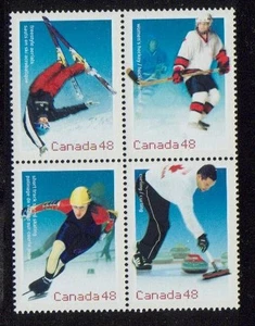 2002 Canada SC#1939a - 2002 Olympic Winter Games - block of 4 - M-NH - Lot A72 - Bild 1 von 1