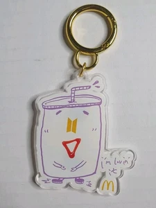 Porte-clés magnétique acrylique BTS X McDonald’s Saucy - Photo 1/4
