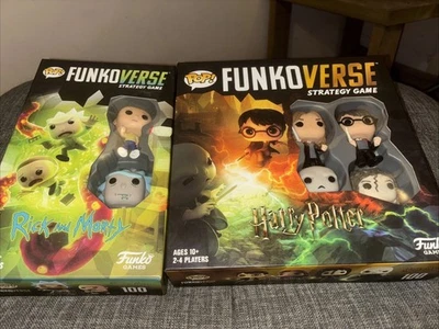 Funkoverse Strategy Game Harry Potter & Rick & Morty Bn - Image 1 of 4