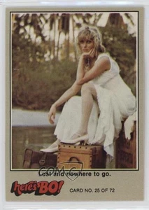 1981 Fleer Here's Bo! Bo Derek Lost and nowhere to go (Storycard Back) #25 10ou - Picture 1 of 3