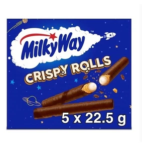 MilkyWay Crispy Rolls 5 Pack Long Dated Stock | Viral Milkyway Chocolate - Picture 1 of 1