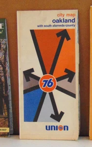 1973 Union 76 Straßenkarte von Oakland, Kalifornien - Bild 1 von 1