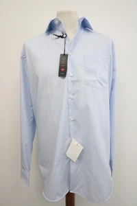 Seidensticker men's shirt long sleeve modern fit blue size 41 New - Picture 1 of 3