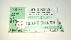 X [Punk Band] Ticket Stub - 2001 Portland, OREGON | John Doe, Exene Cervenka - Bild 1 von 2