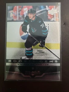 2021-22 William Eklund Rookie Gems Black Diamond Upper Deck Extended Series... - Picture 1 of 2