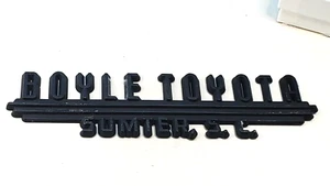 Boyle Toyota Auto Dealer Sumter SC Car Emblem Badge Plastic GL416 - Picture 1 of 3
