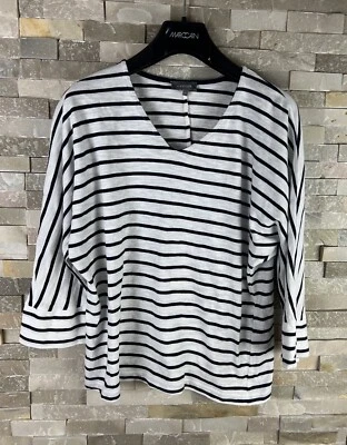 Blusa top a rayas Jaeger para mujer talla XS  Foto 1 de 4