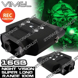 Night Vision Monocular Digital Camera Goggles Binoculars Hunting NV Security 16G - Picture 1 of 5