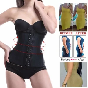 Corset Waist Trainer Training Shaper Body Shapewear Underbust Cincher Tummy Belt - Picture 1 of 11