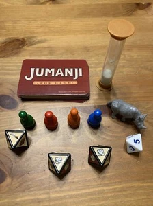 2017 Jumanji Board Game Replacement Parts Pieces Rescue Dice Timer Rhino Cards - Picture 1 of 2