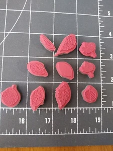 Estampilla de goma sin montar hoja de esqueleto de 10 pulgadas borde de otoño roble olmo arce abedul - Imagen 1 de 4
