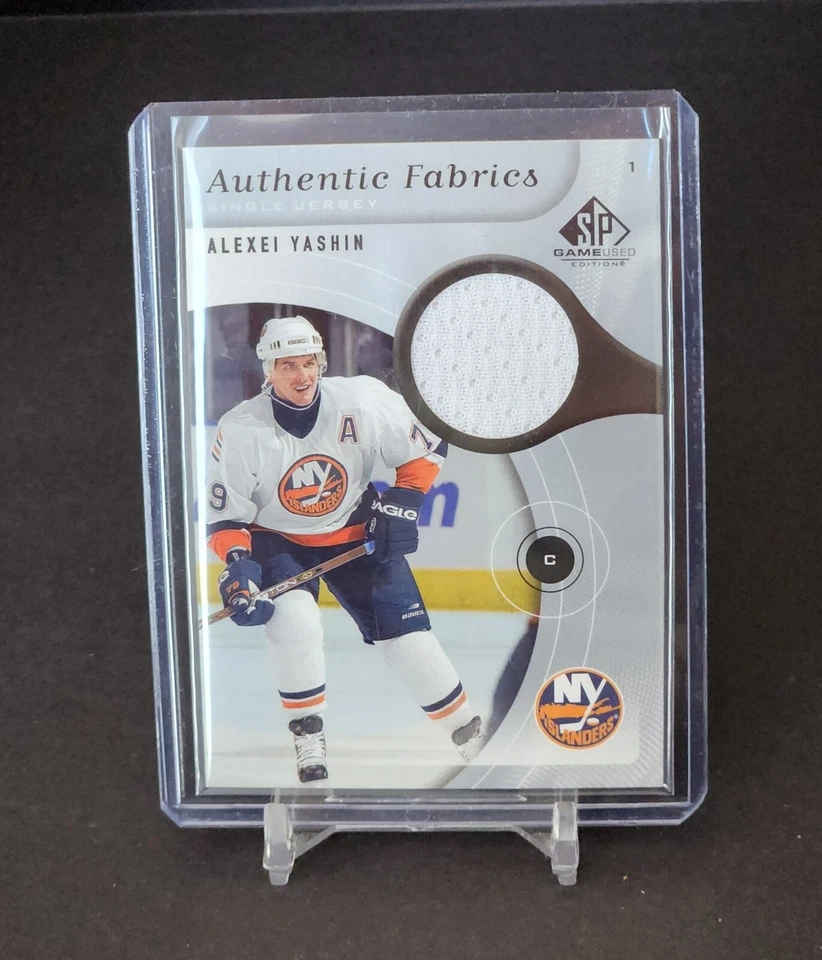 2005-06 Upper Deck SP Game Used Authentic Fabrics Alexei Yashin #AF-AY Jersey - Image 1 of 2