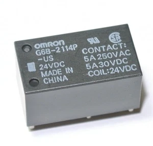 G6B-2114P-US 24VDC OMRON RELAY OMRON 24V Relais [QTY=1pcs] - Imagen 1 de 1