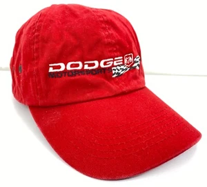 Chrysler Dodge Motorsports Racing 2000 Spring Training StrapBack Hat Red OSFA - Picture 1 of 20